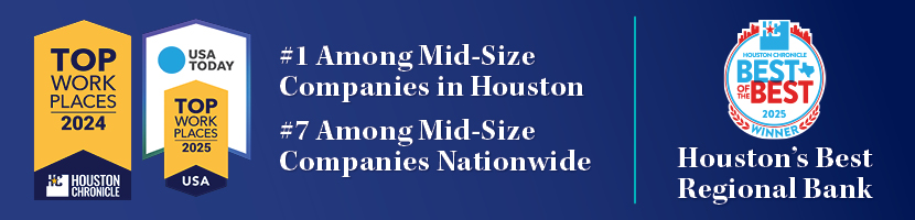 Central Bank Named Houston Chronicle Best of the Best and Top Workplaces